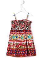 Dolce & Gabbana Kids - Mambo Print Poplin Dress - Kids - Cotton - 24 Mth