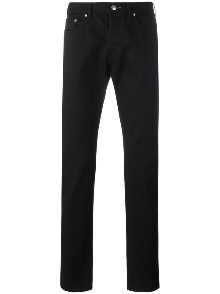 Ps By Paul Smith Straight-leg Jeans, Men's, Size: 34/30, Black, Cotton/polyurethane