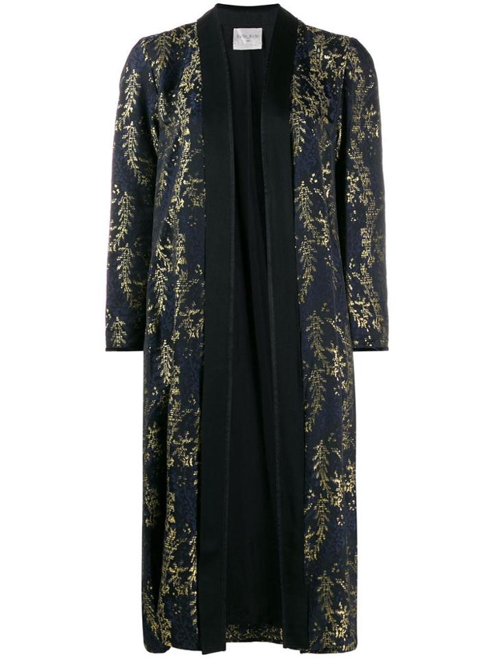 Forte Forte Embroidered Coat - Black