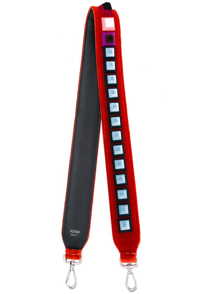 Fendi - Strap You Interchangeable Strap - Women - Cotton/leather - One Size, Black, Cotton/leather