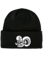 Ktz 'skull' Beanie Hat - Black
