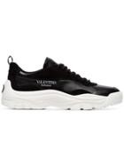Valentino Black Chunky Sole Sneakers