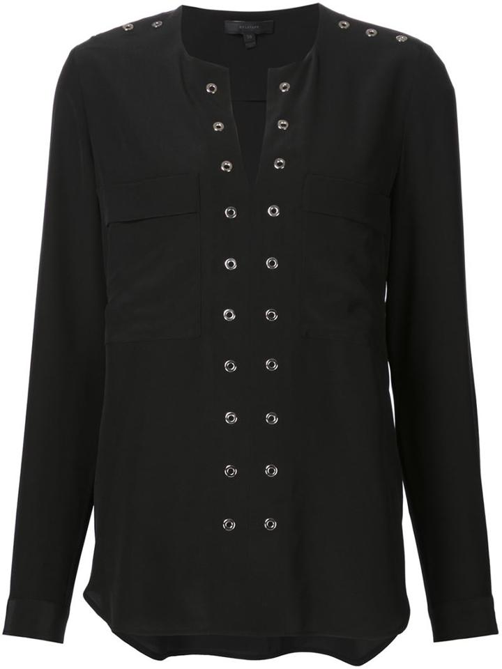 Belstaff Silk Eyelet Blouse