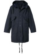 Engineered Garments Hooded Coat - Blue