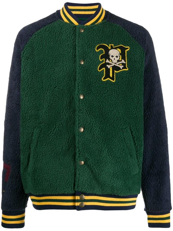 Polo Ralph Lauren Towelled Logo Bomber Jacket - Green