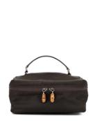 Gucci Pre-owned Bamboo Line Vanity Bag - Brown