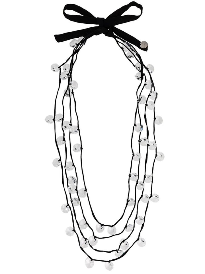 Maria Calderara Long Necklace - White