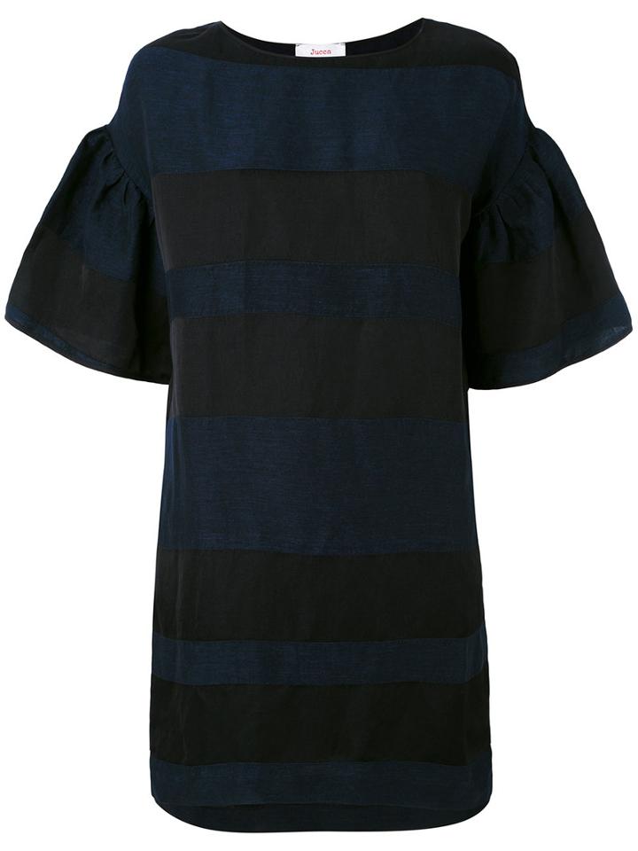 Jucca - Oversized Dress - Women - Linen/flax/viscose - 44, Blue, Linen/flax/viscose