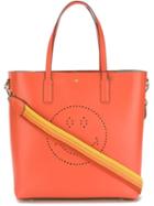 Anya Hindmarch 'smiley Featherweight Ebury' Tote, Women's, Yellow/orange