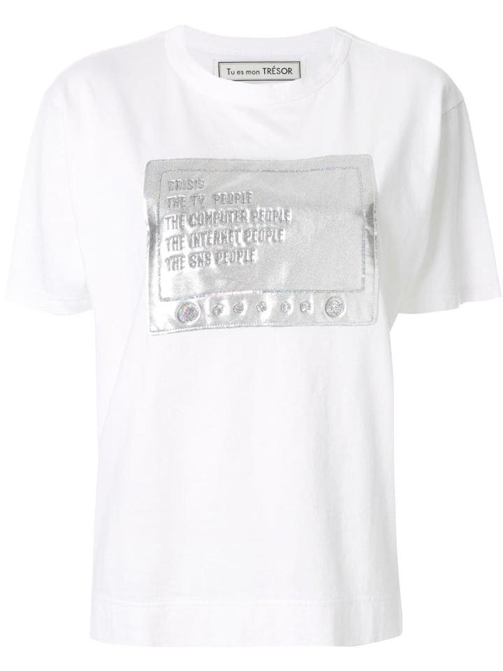Tu Es Mon Trésor Tv T-shirt - White