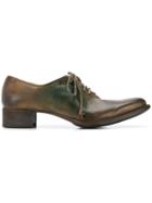 Cherevichkiotvichki Painted Lace-up Shoes - Green