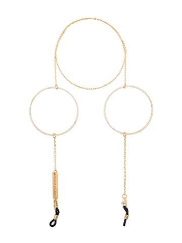 Frame Chain Circle Of Lust Crystal Hoop Chain - Gold