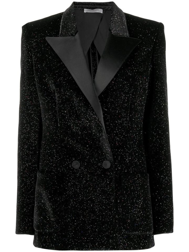 Philosophy Di Lorenzo Serafini Glitter Blazer Jacket - Black