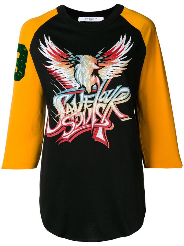 Givenchy Save Our Souls Raglan T-shirt - Black
