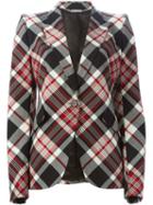 Alexander Mcqueen Tartan Blazer