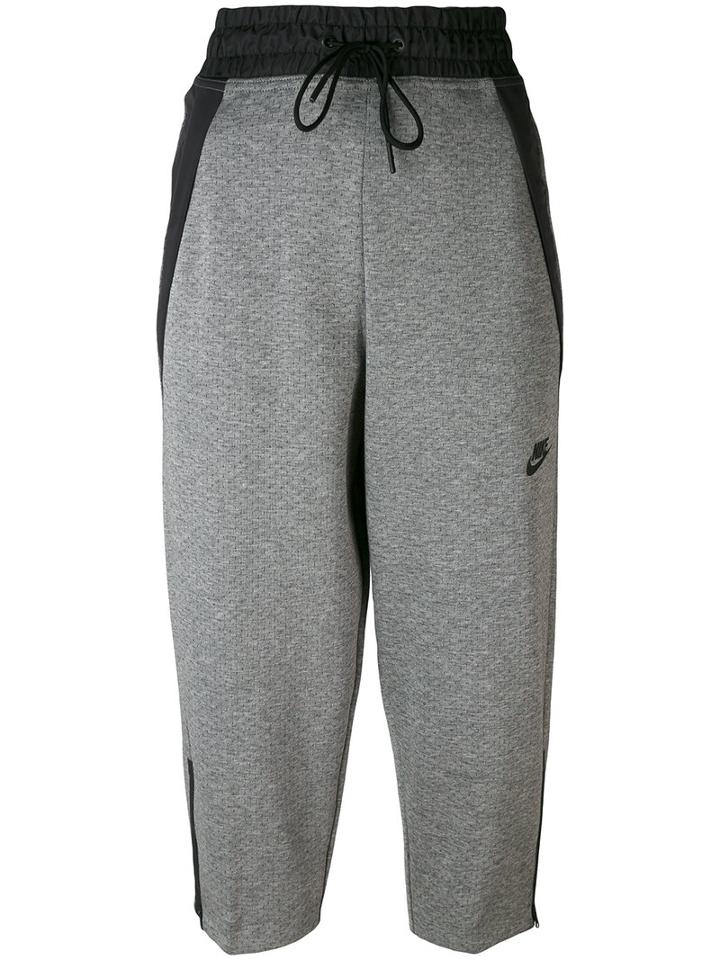 Nike - Cropped Track Pants - Women - Cotton/nylon/polyester - Xs, Grey, Cotton/nylon/polyester