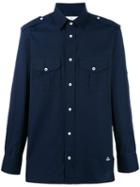 Vivienne Westwood Man Buttoned Shoulder Shirt, Men's, Size: 52, White, Cotton