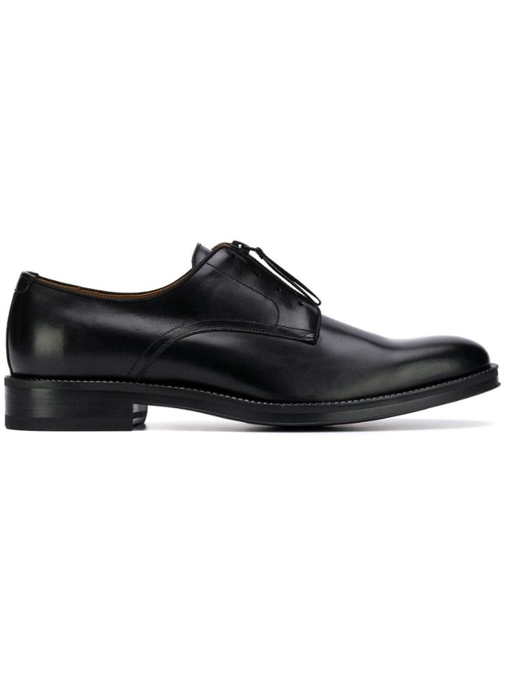Givenchy Logo Zip Front Shoes - Black