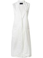 Andrea Ya'aqov Long-length Gilet - White