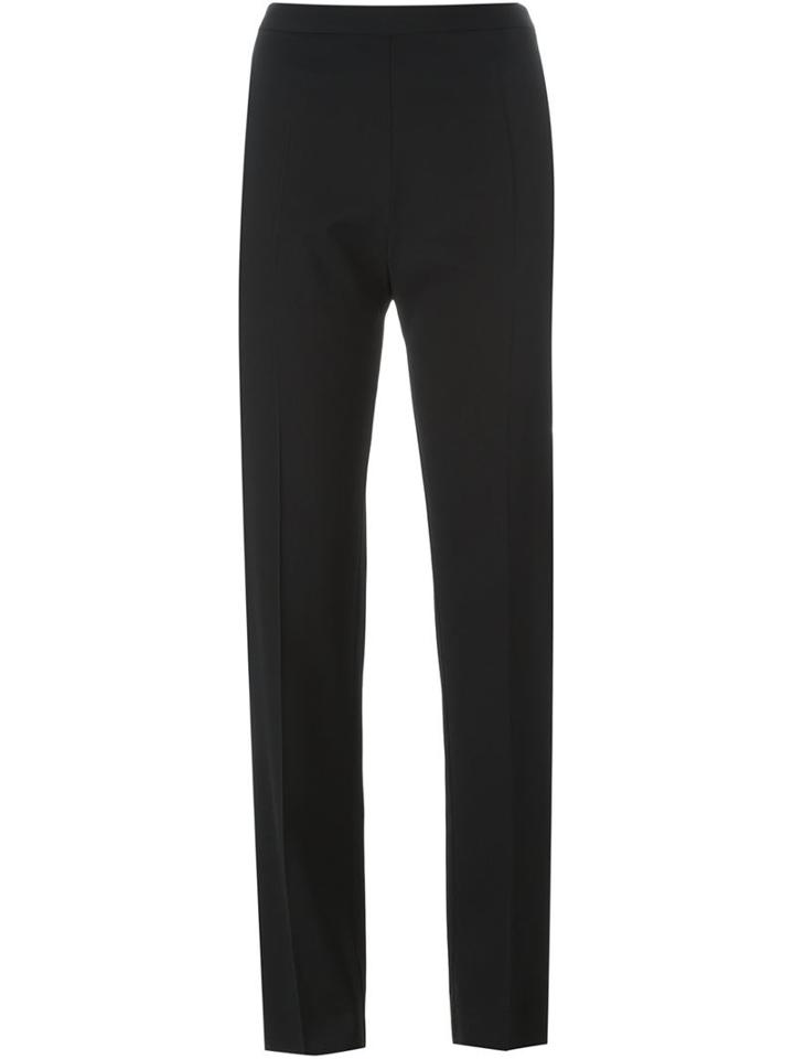 Maison Margiela High Waisted Trousers, Women's, Size: 46, Black, Polyester/spandex/elastane/virgin Wool
