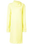 Mm6 Maison Margiela Ribbed Knit Sweater Dress - Yellow & Orange