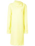 Mm6 Maison Margiela Ribbed Knit Sweater Dress - Yellow & Orange