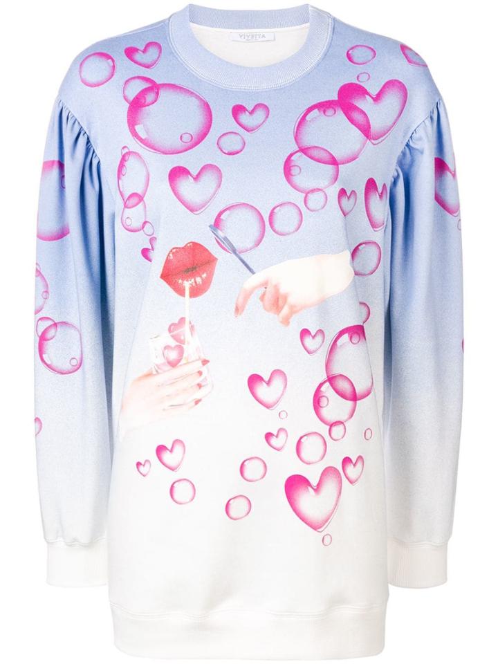 Vivetta Printed Sweater - Blue