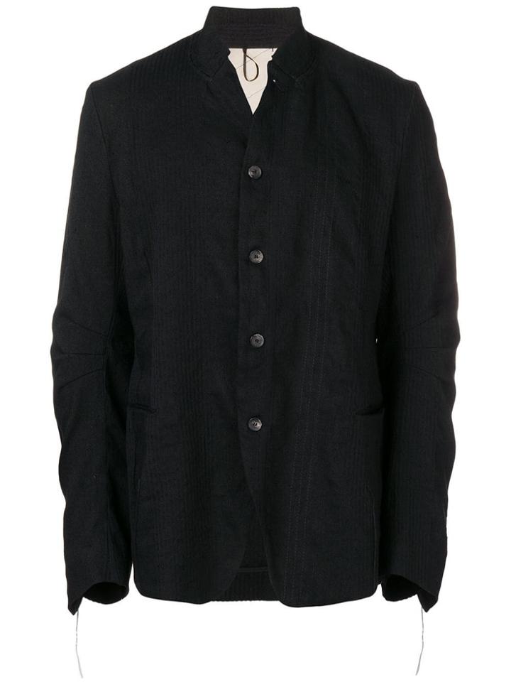 Masnada Jacquard Stripe Jacket - Black