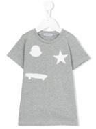 Moncler Kids - Skate Print T-shirt - Kids - Cotton/polyester/polyurethane - 5 Yrs, Toddler Boy's, Grey