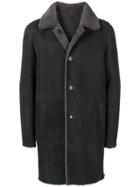 Desa 1972 Shearling Lined Coat - Black