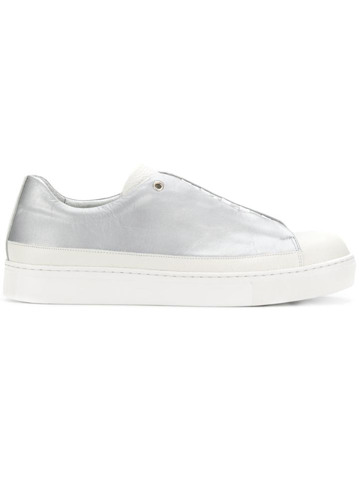 Issey Miyake Men Flyfront Sneakers - Grey