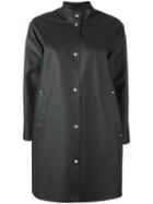 Stutterheim Single Breasted Coat, Women's, Size: Xs, Black, Cotton/polyester