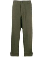 Nanushka Slim-fit Japanese Trousers - Green