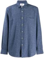 Portuguese Flannel Knitted Shirt - Blue