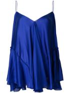 Maison Rabih Kayrouz Flared Vest Top - Blue