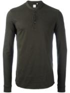 Aspesi Henley Sweater, Men's, Size: Small, Green, Cotton