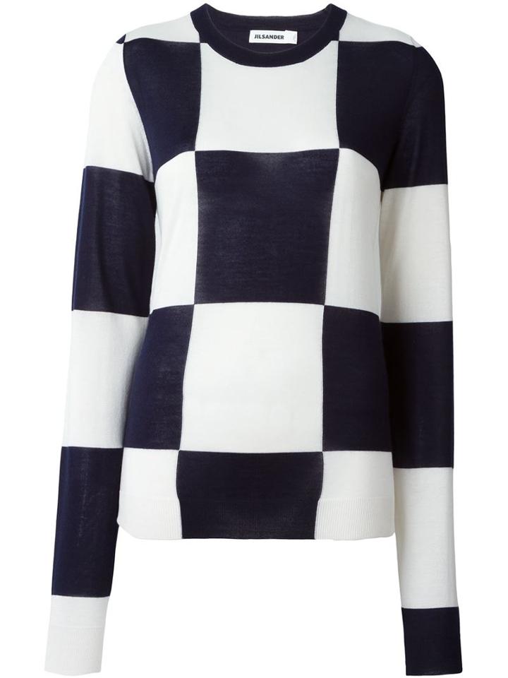 Jil Sander Checked Sweater