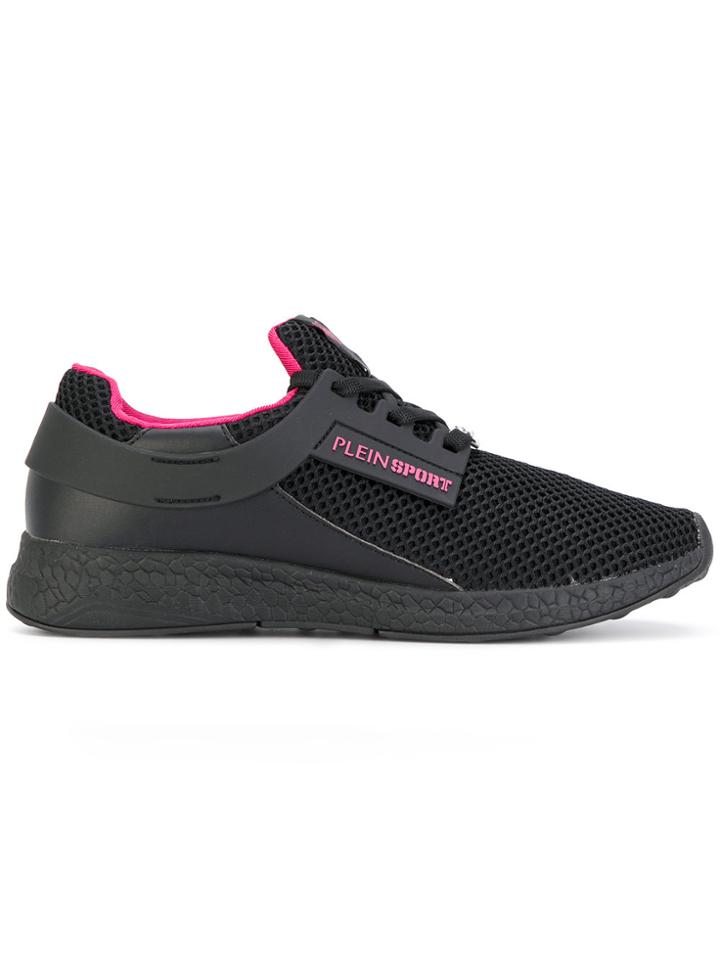 Plein Sport Lace Up Sneakers - Black