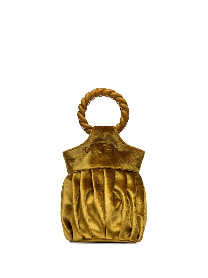 Mehry Mu Lian Velvet Opera Bag - Yellow