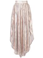Peter Pilotto Striped Harem Trousers - Silver