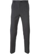 Dolce & Gabbana Tailored Trousers, Men's, Size: 50, Grey, Cotton/spandex/elastane
