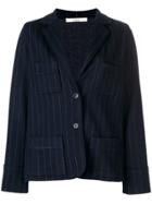 Odeeh Pinstripe Blazer - Blue
