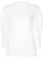 Astraet Tie Back Jersey Top - White