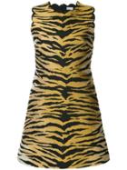 Red Valentino Tiger Stripe Mini Dress - Nude & Neutrals