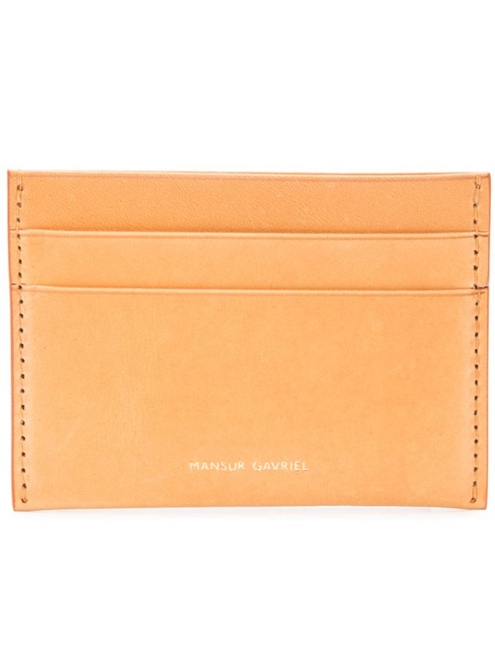 Mansur Gavriel Logo Cardholder - Nude & Neutrals