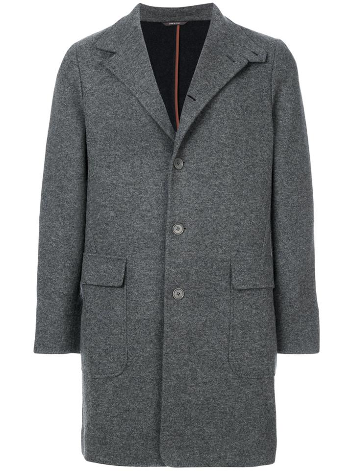 Loro Piana Single-breasted Coat - Grey