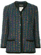 Chanel Vintage Long Sleeve Coat Jacket - Multicolour