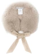 Max Mara Fluffy Collar Scarf - Nude & Neutrals
