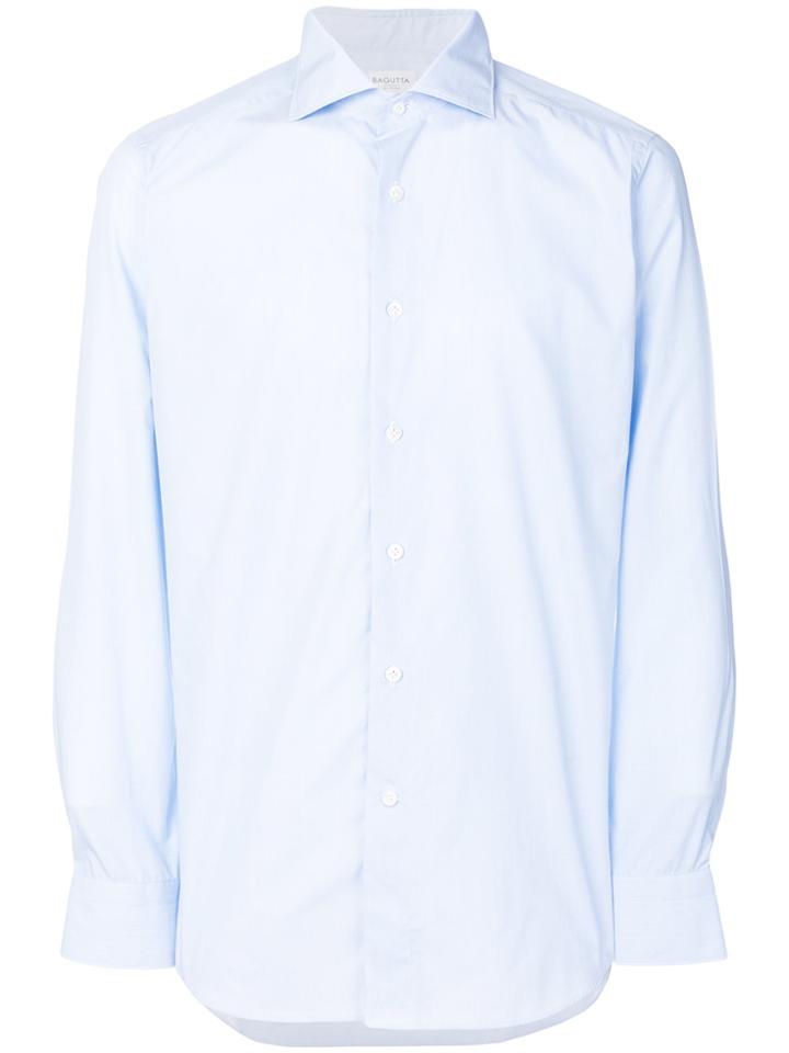 Bagutta Plain Shirt - Blue