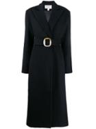Matériel Belted Overcoat - Black